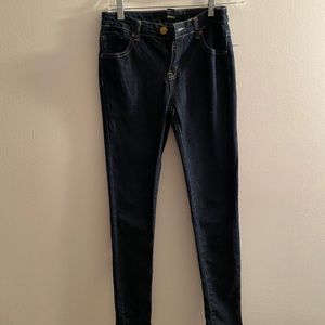 Forever 21 dark denim skinny leg jeans